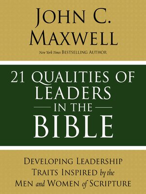 cover image of 21 Qualities of Leaders in the Bible